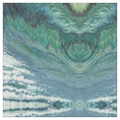 Schatten des blaues graues Weiß-u. Grün-Gewebes Stoff (Nahaufnahme)