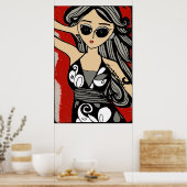 Schatten des Glamours Poster (Küche)