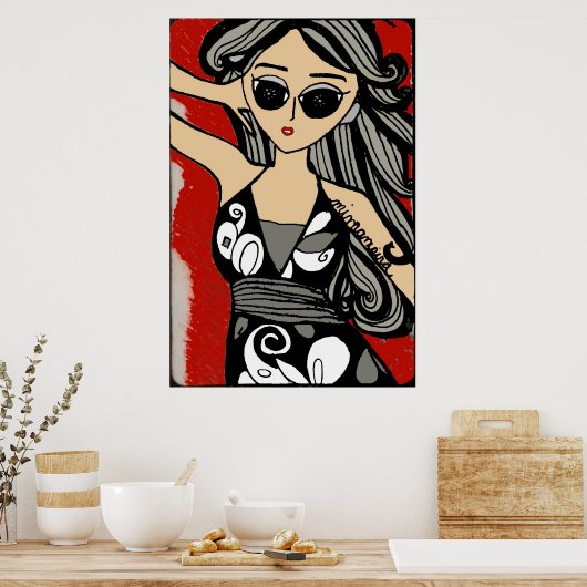 Schatten des Glamours Poster (Küche)