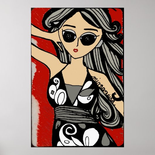 Schatten des Glamours Poster (Vorne)