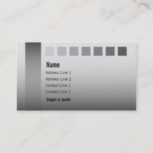 Schatten des Graus mit Quadrat-Visitenkarte Visitenkarte