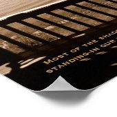 Schatten des Lebensplakats Poster (Ecke)