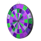 Schatten des lila und grünen Spiel-Raumes Dartscheibe (Vorderseite rechts)