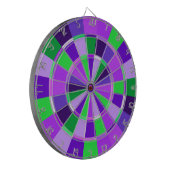 Schatten des lila und grünen Spiel-Raumes Dartscheibe (Vorderseite Links)