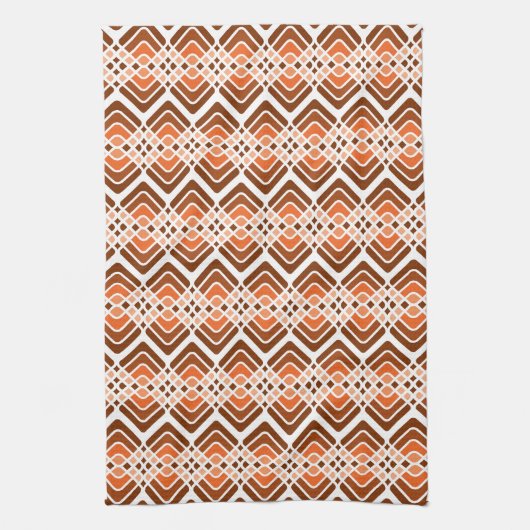 Schatten des orange Geschirrtuchs Handtuch (Vertikal)