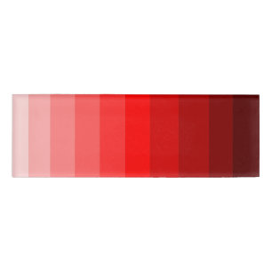Schatten des roten Namensschildes Namenschild