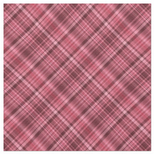 Schatten des roten Tartan Stoff
