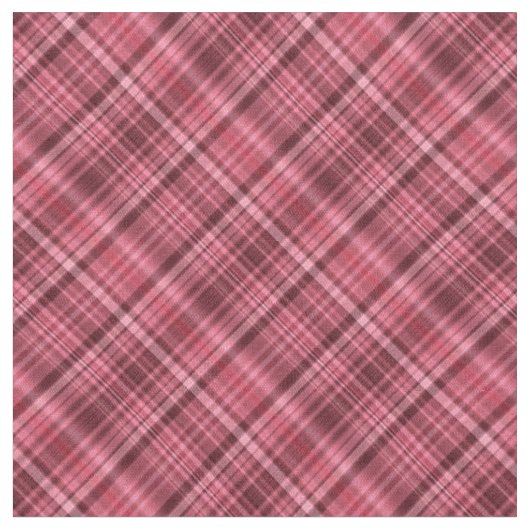 Schatten des roten Tartan Stoff (Nahaufnahme)