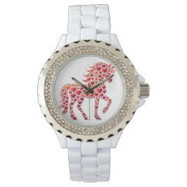 SCHATTEN DES ROTEN VALENTINHERZES ARMBANDUHR