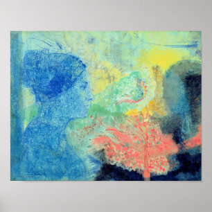 Schatten des Schlafes (Pastell auf Papier Poster