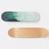 Schatten des Skateboards des Naturwaldes (Horizontal)