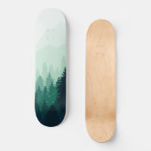 Schatten des Skateboards des Naturwaldes (Vorderseite)
