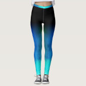 Schatten des verrückten Blaus Leggings (Vorderseite)