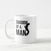 Schatten eines Mann Special Silhouette V2 Aufklebe Kaffeetasse (Links)