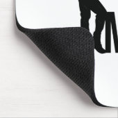 Schatten eines Mann Special Silhouette V3 Aufklebe Mousepad (Ecke)