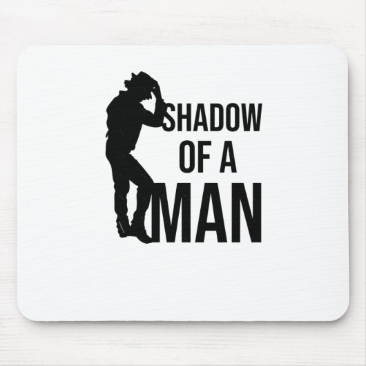 Schatten eines Mann Special Silhouette V3 Aufklebe Mousepad (Vorne)