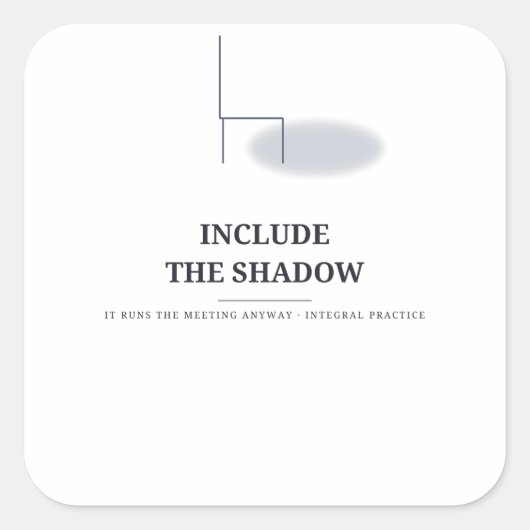 Schatten einschließen — Integral Aufkleber (Vorderseite)