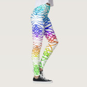 Schatten-Eklipse-Tapete (Regenbogen 2) Leggings (Rechts)