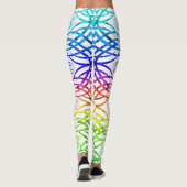 Schatten-Eklipse-Tapete (Regenbogen 2) Leggings (Rückseite)