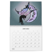 Schatten-Feen und kosmische Katzen Kalender (Jan 2026)