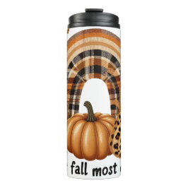 SCHATTEN FÜR BROWN FALL RAINBOW & PUMPKIN THERMOSBECHER