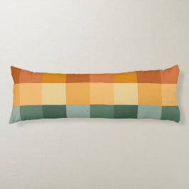 SCHATTEN FÜR GRÜNE UND ORANGE BLOCKS & POLKA-DOTS SEITENSCHLÄFERKISSEN