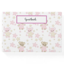 SCHATTEN FÜR PINK & TAN TEDDY BÄREN & STERNE