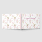 SCHATTEN FÜR PINK & TAN TEDDY BÄREN & STERNE GÄSTEBUCH (Voll)