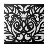 Schatten-geschnittenes Kunst-Deko-Designermuster Fliese (Vorderseite)