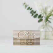 Schatten Haar-Farbart-der Visitenkarten der Visitenkarte (Stehend Vorderseite)