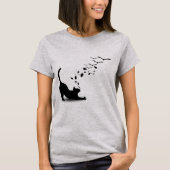 "Schatten in Bewegung" (hebt den dynamischen Wande T-Shirt (Vorderseite)