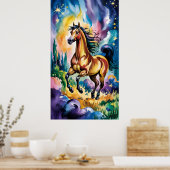 Schatten in Gelb Poster (Küche)