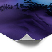 Schatten in Gelb Poster (Ecke)