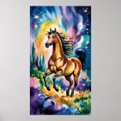 Schatten in Gelb Poster (Vorne)