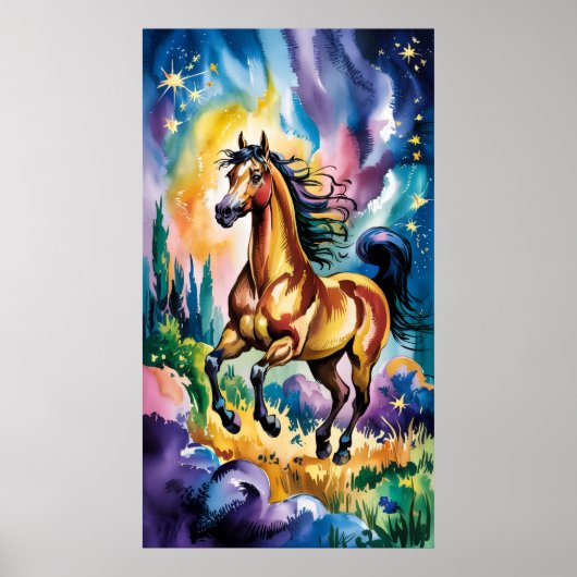 Schatten in Gelb Poster (Vorne)