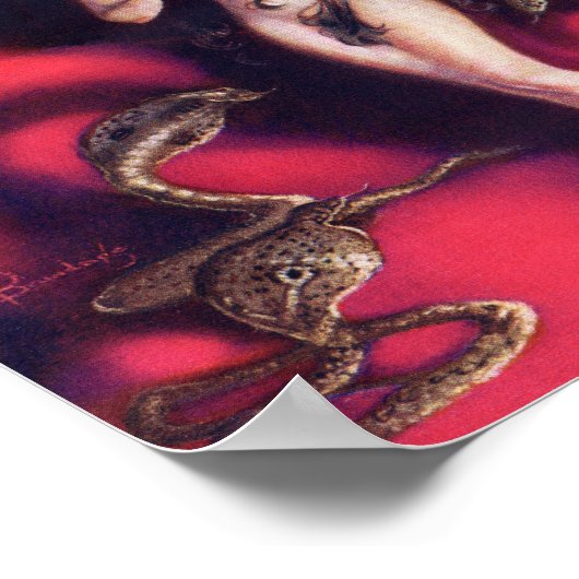 Schatten in Zamboula Poster (Ecke)