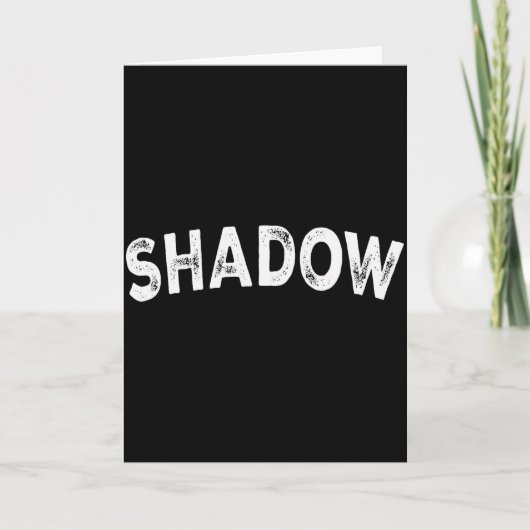 Schatten karte (Vorderseite)