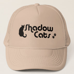Schatten-Katzenlogohut Truckerkappe