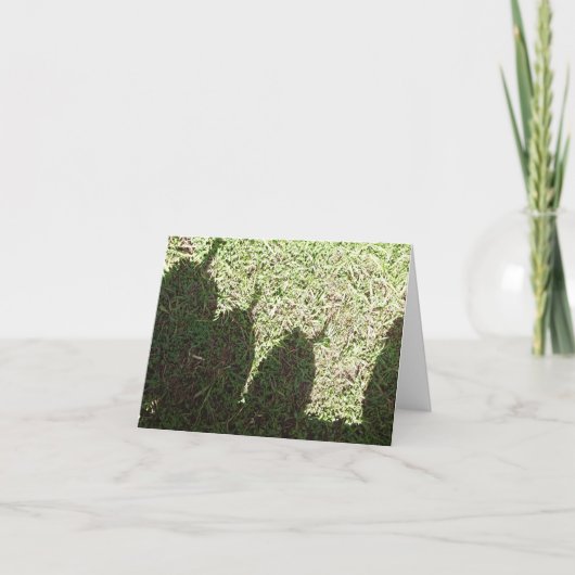 Schatten-Kürbise Karte (Vorderseite)