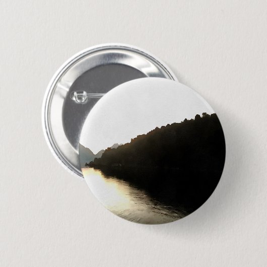 Schatten - Landschaftskunst Button (Vorne & Hinten)