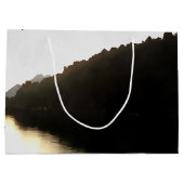 Schatten - Landschaftskunst Große Geschenktüte (Rückseite)