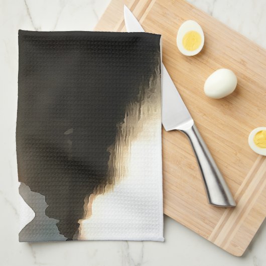 Schatten - Landschaftskunst Handtuch (Viertel Falte)