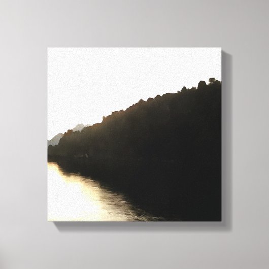 Schatten - Landschaftskunst Leinwanddruck (Vorderseite)