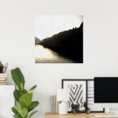 Schatten - Landschaftskunst Poster (Heimbüro)