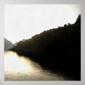 Schatten - Landschaftskunst Poster (Vorne)