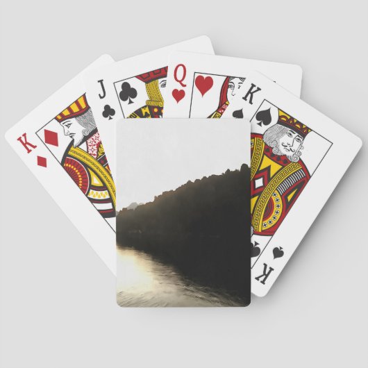 Schatten - Landschaftskunst Spielkarten (Rückseite)