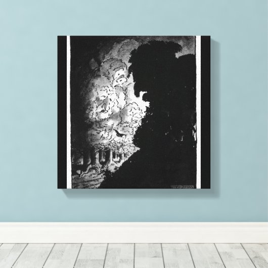 Schatten Leinwanddruck (Insitu (Holzboden))