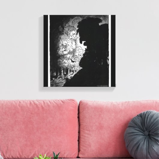 Schatten Leinwanddruck (Insitu (Wohnzimmer))