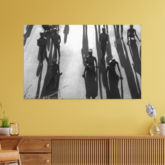 Schatten Leinwanddruck (Insitu (Wohnzimmer))