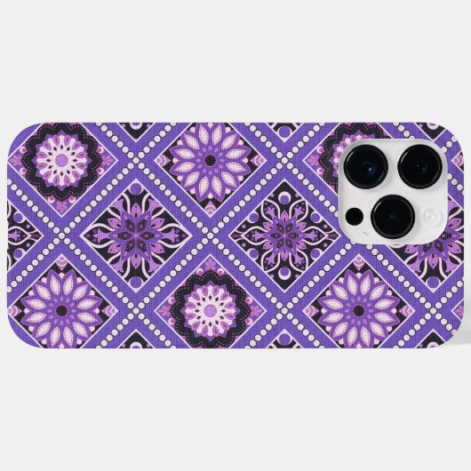 SCHATTEN LILA MANDALA-PATTER Case-Mate iPhone HÜLLE (Rückseite (Horizontal))